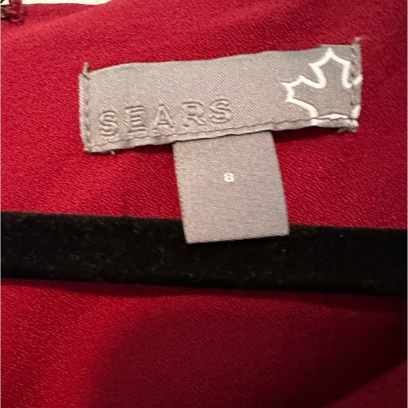 Red body con ruffle dress size 8 new with tags - Picture 2 of 4